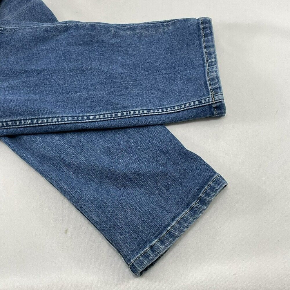 Jack Jones Slim Fit Tim Skinny Jeans Men Sz 33x32 Button Fly Moto Biker Classic - Picture 9 of 13